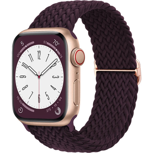 Braided Solo Loop For Apple watch band 45mm 44mm 40mm 49mm 38 41mm