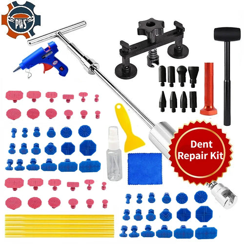 Auto Paintless Dent Repair Tools EU Plug Glue Gun Car Dent Repair Kit