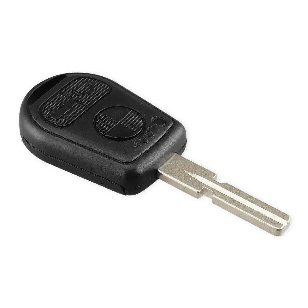 KEYYOU 3 Button Uncut Blade Car Key Replacement Remote Key Case Shell