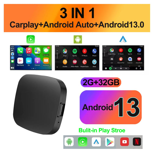 Android 13 New Carplay Ai Box Wireless Android Auto Wireless Carplay