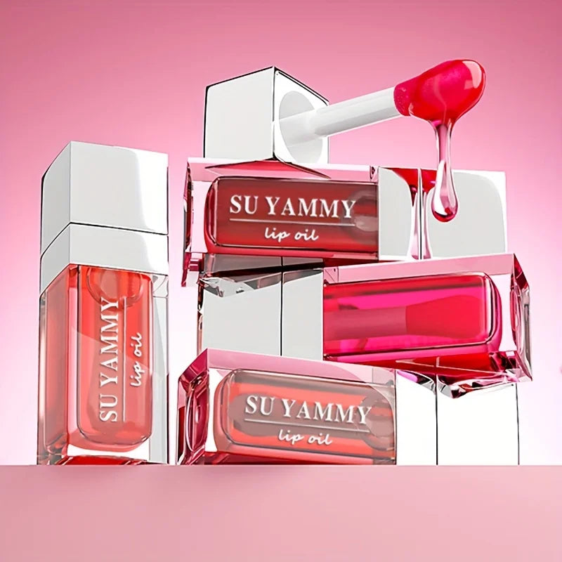 Hydrating Lip Glow Oil, Plumping Lip Gloss, Moisturizing Lip Oil