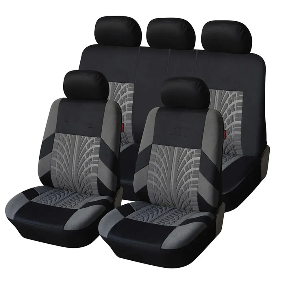 Car Seat Covers Full Set Front Split Rear Bench For Car Universal