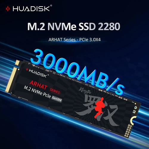 HUADISK M2 SSD NVMe 128GB 256GB 512GB 1TB 2TB SSD M.2 2280 PCIe 3.0