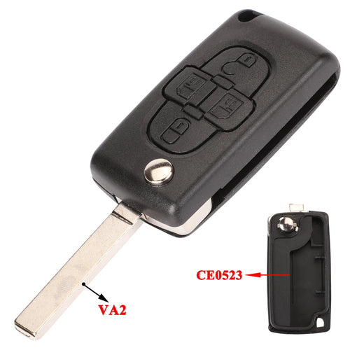 jingyuqin 2/3 Buttons for Peugeot 207 307 308 407 607 807 For Citroen