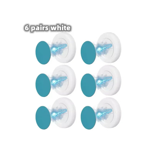 Household Punch-Free Remote Control Magnetic Hook Rack Wall-Mounted