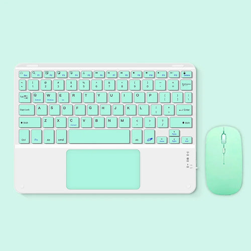 For IPad Wireless Silent Keyboard with Touchpad for Xiaomi Samsung