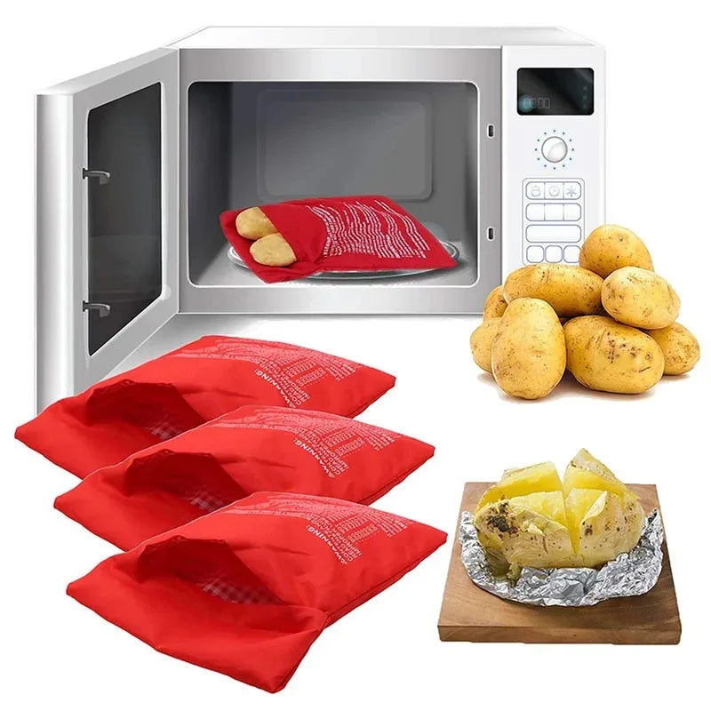 Microwave Potato Bag Reusable Express Microwave Potato Cooker Bag