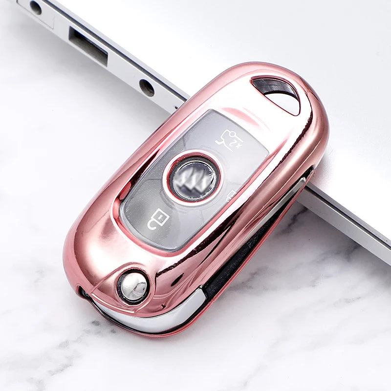 TPU Car Key Cover for Opel Vauxhall Astra K Corsa E for Buick VERANO