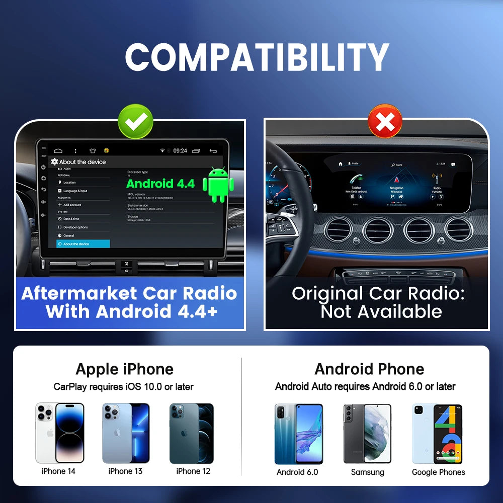 CarlinKit Wred & Wireless Android Auto & CarPlay Dongle Car USB