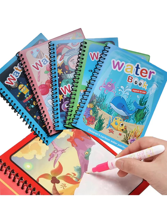 NEW Kids Magic Water Drawing Books Coloring Books Painting Toys for