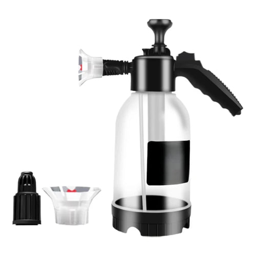 2L Transparent Foam Sprayer Car Wash Hand-Held  Watering Can Air
