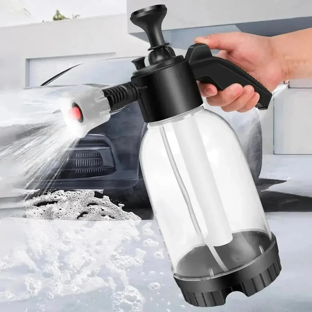 2L Foam Sprayer Car Wash Hand-held Foam Watering Can Air Pressure