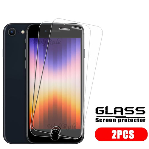 4Pcs For iPhone SE 2022 Glass iPhone SE 2022 2020 7 8 Plus Tempered