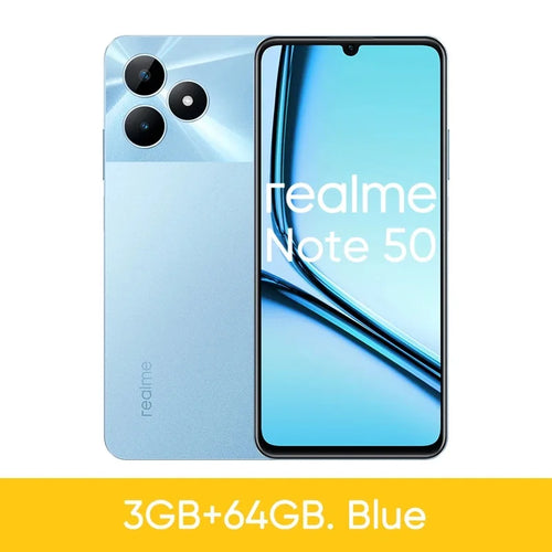realme Note 50 Mobile Phone 6.74" 90Hz Realistic Screen 13MP AI Camera
