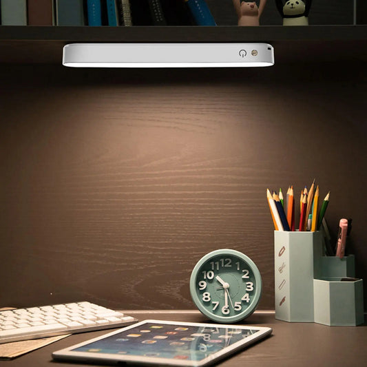 LED Night Light Desk Lamp USB Rechargeable Magnetic Dimming Table Lamp