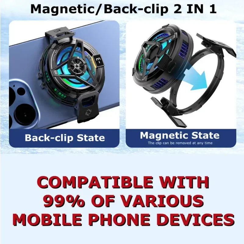 2024 NEW Magnetic/ Back-clip Mobile Phone Semiconductor Cooling