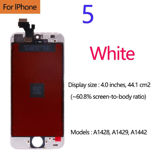 AAA+++ Quality For iPhone 5 5s 5c 6 7 LCD Display Touch Screen For 6s