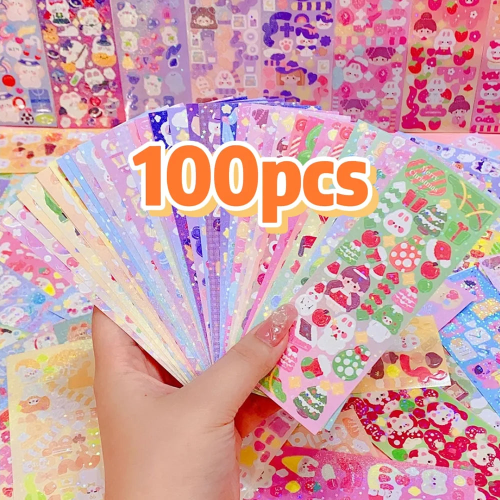 Kawaii Stickers for Kids Cute Stationary Aesthetic Diary Decoration
