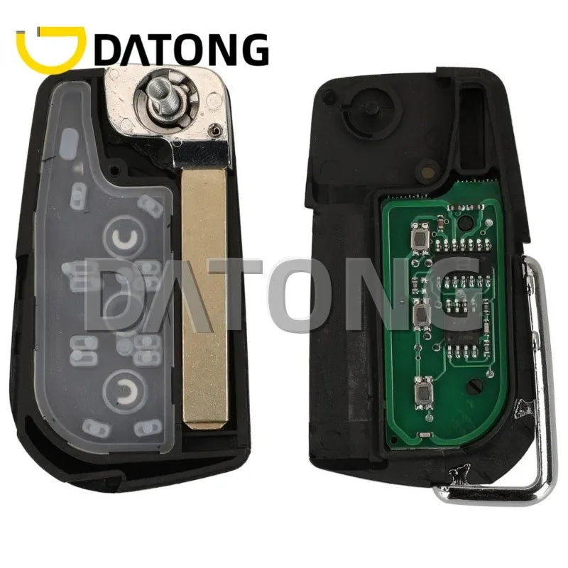CHANKey VA2 Flip Remote Car Key Fob 433MHz H-8A For Toyota Aygo