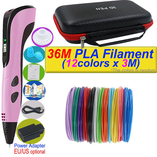 2025 New 3D Printing Pen DIY Three-dimensional Painting Children Toys