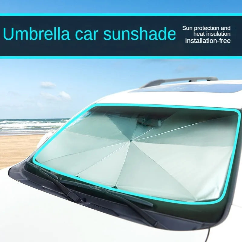 LEIBOO Car Sunshade Umbrella Car Sun Shade Protector Parasol Summer