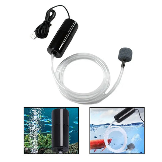 Silent Oxygenator Small Oxygen Pump Portable Mini USB Charging Fish