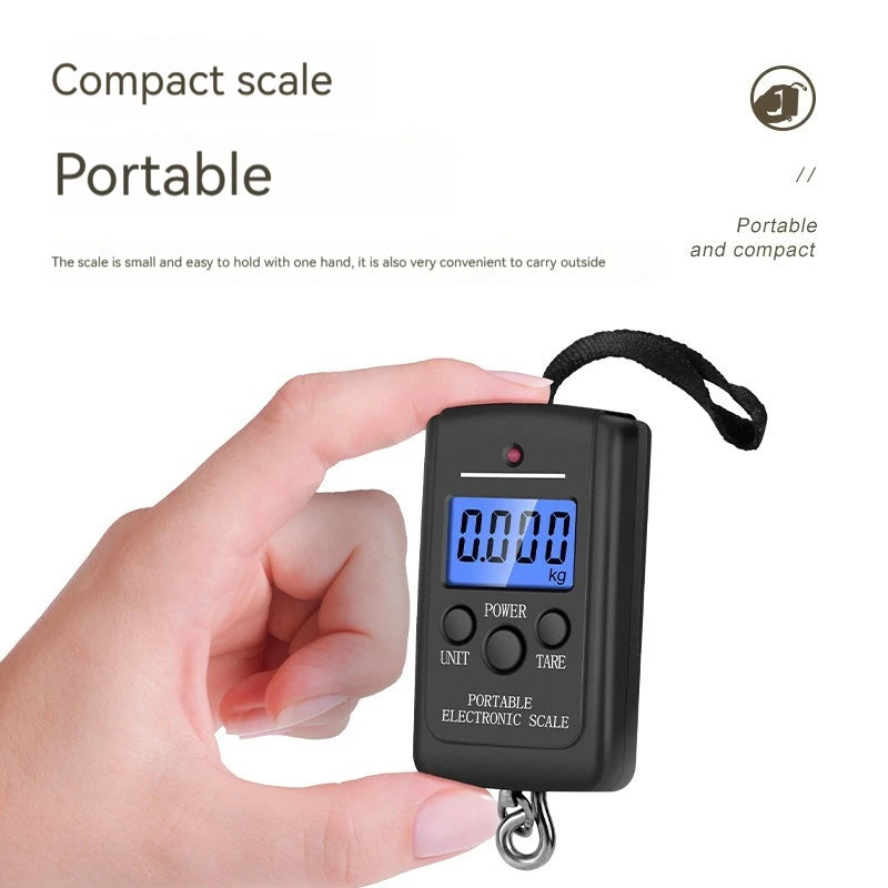 Portable Mini Hand-Held Scale Electronic Weight 40kg Luggage Scale