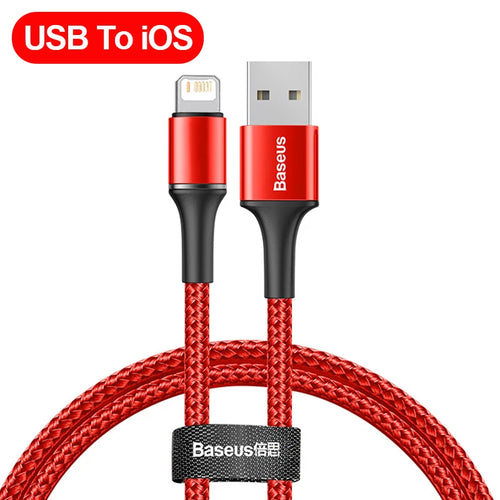 Baseus USB Cable for iPhone 6 7 8 Plus 11 12 13 Pro XS Max X XR 18W