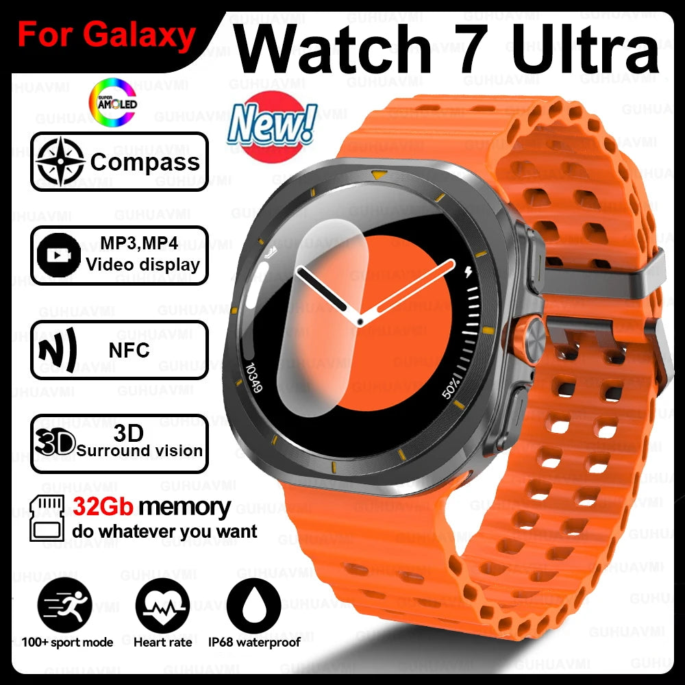 2024 New For Samsung Galaxy Watch 7 Ultra Smart Bracelet Men 32GB