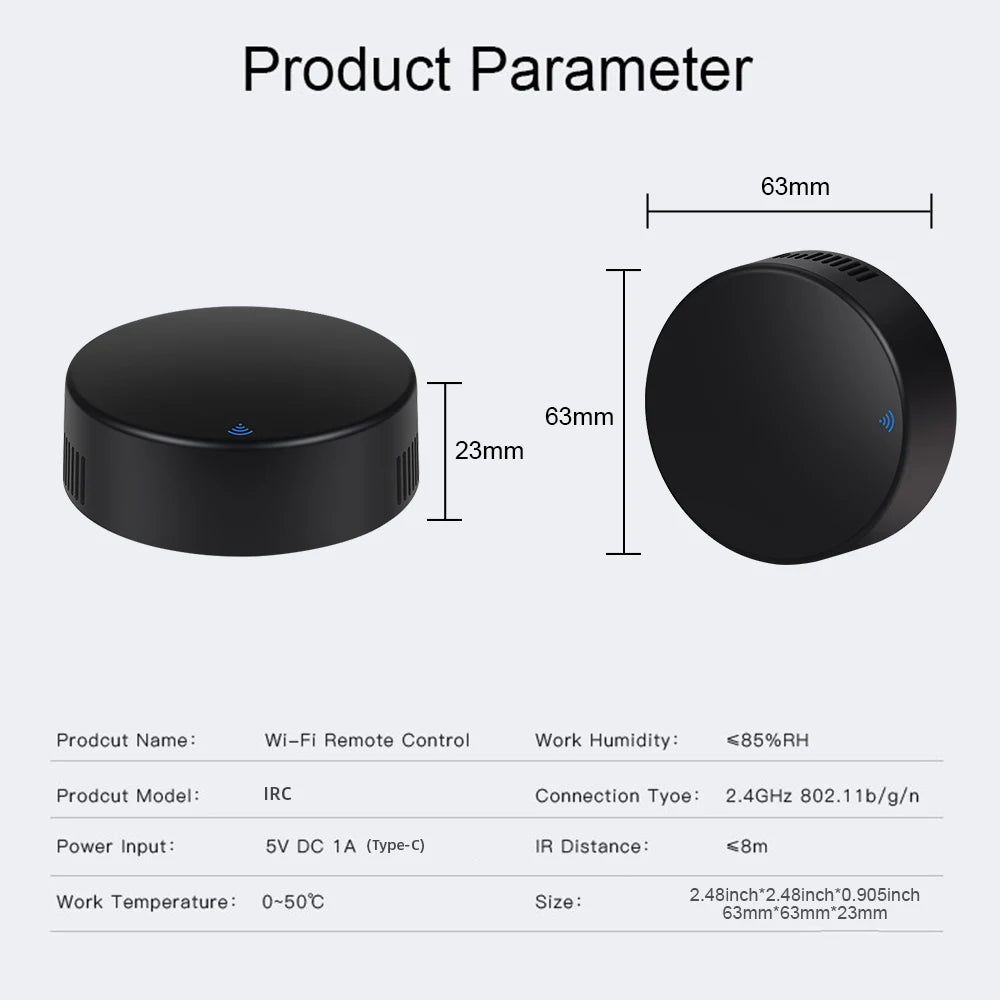 ONENUO Smart Wifi IR Universal Remote Control with Tuya and Smart Life