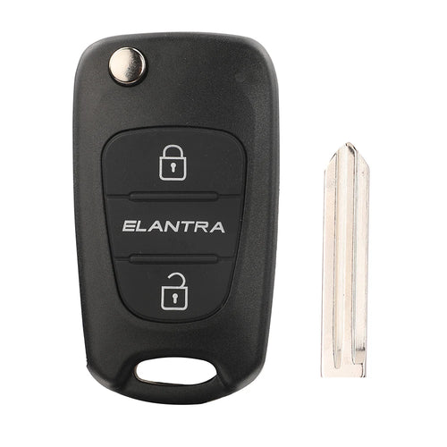 jingyuqin 3 Buttons Flip Remote Key Shell For HYUNDAI I30 IX35 For Kia