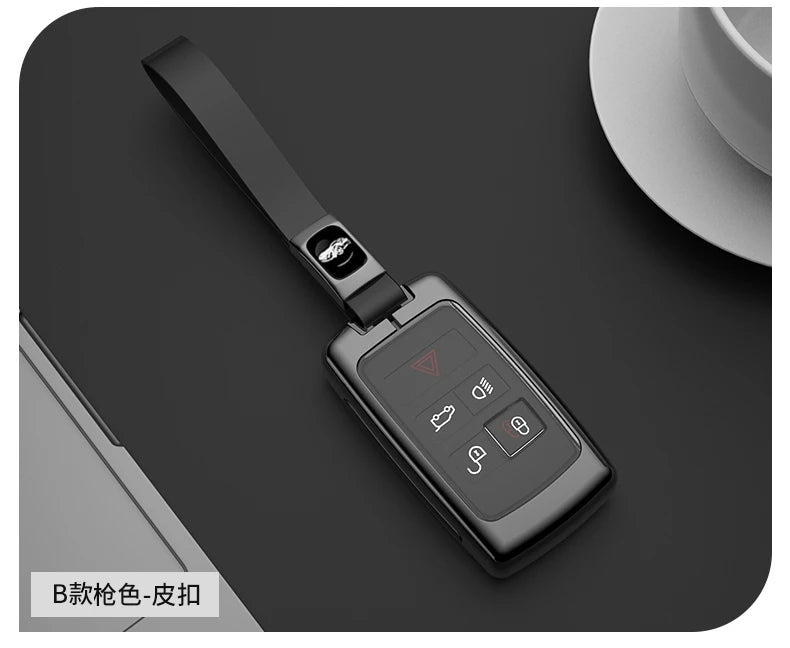 Car Zinc Alloy TPU Key Case Cover Holder For Land Rover Range Rover