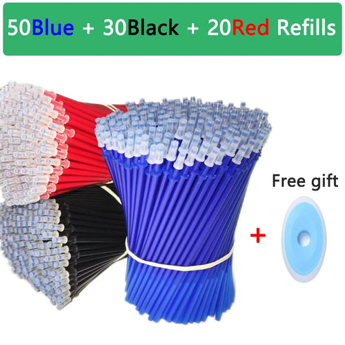 100 Pcs/set Kawaii Erasable Refill Erasable pens Gel Pen sketch