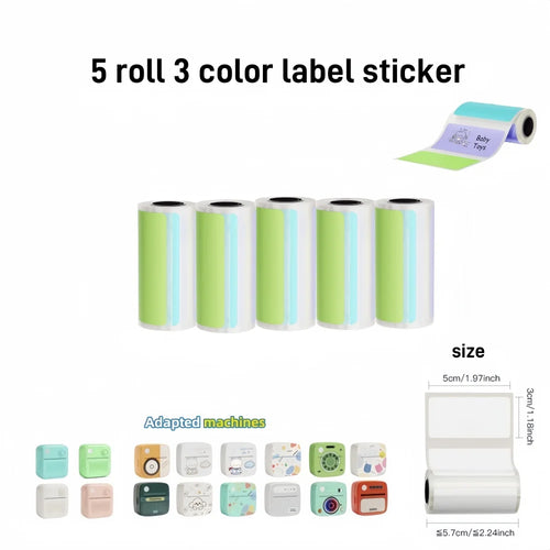 DOLEWA D3 Mini Portable Printer Android ios Bluetooth Stickers Thermal