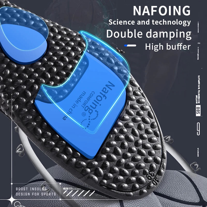 Sport Insoles for Shoes Sole Shock Absorption Deodorant Breathable