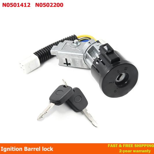 Ignition Barrel Lock With 2 Keys Fit For Peugeot 107 Citroen C1 Toyota
