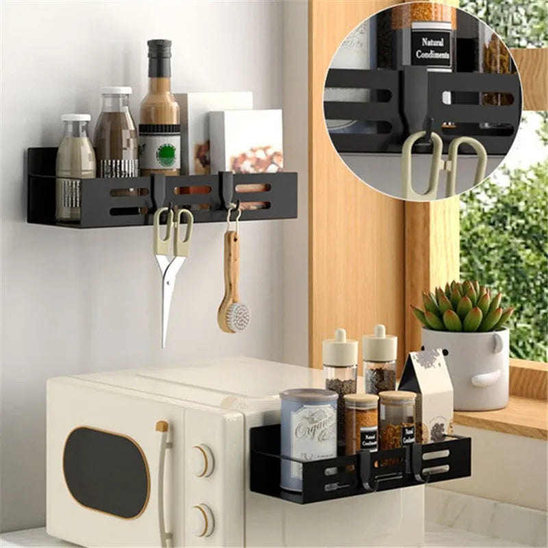 1/2pcs Magnetic Storage Shelf Household Kitchen Refrigerator Washing