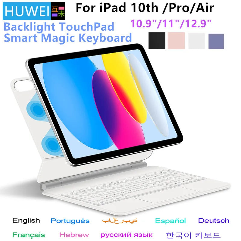 Magic Keyboard for iPad Pro 11 12.9 Air 4 Air 5 for iPad 10th