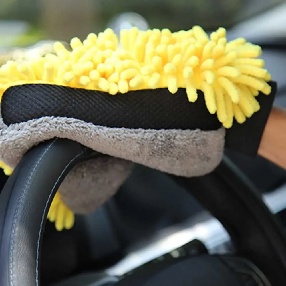 Car Wash Glove Coral Mitt Soft Anti-scratch for Car Wash Multifunction