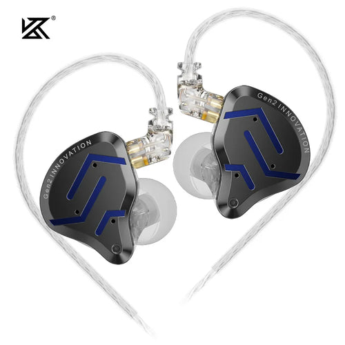 KZ ZSN Pro 2 Hybrid Drive 1BA+1DD In Ear Metal Earphones HIFI Bass