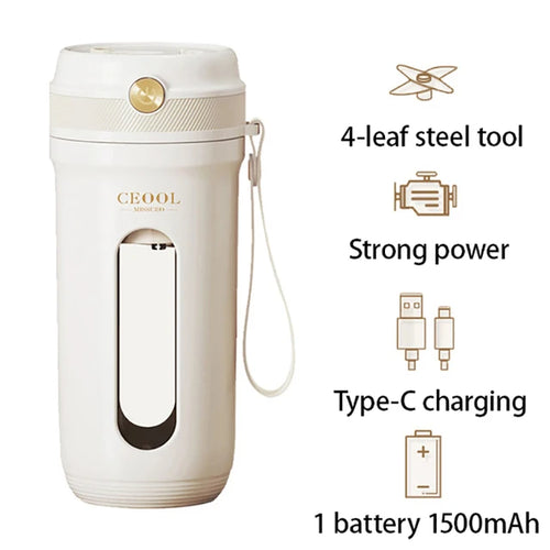 Z30 Electric Portable Fruit Blender 350ML USB Charging Small Quality