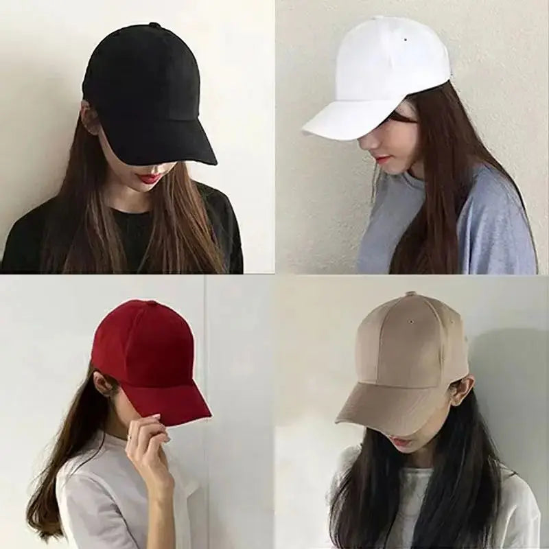 Solid Color Hat Female Face Small Spring And Summer Black Casual And