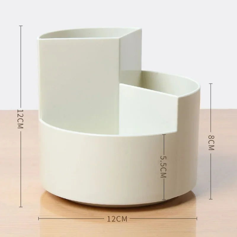 1pc Rotating Pen Holder, Office Student Desktop Pen Storage Box,