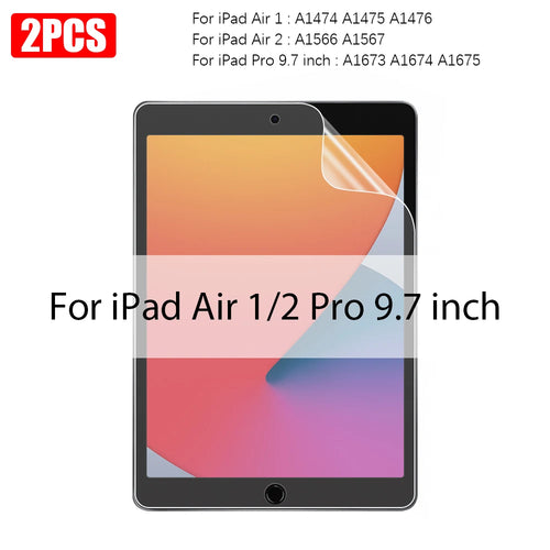 2PCS Paper Film Like For Ipad 10th Pro 13 11 M4 12.9 2024 Screen