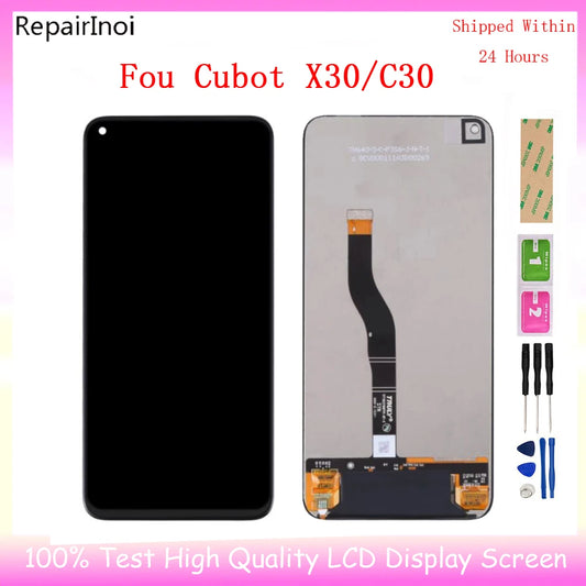 For Cubot X30 LCD Display Assembly Replacement For Cubot C30 LCD