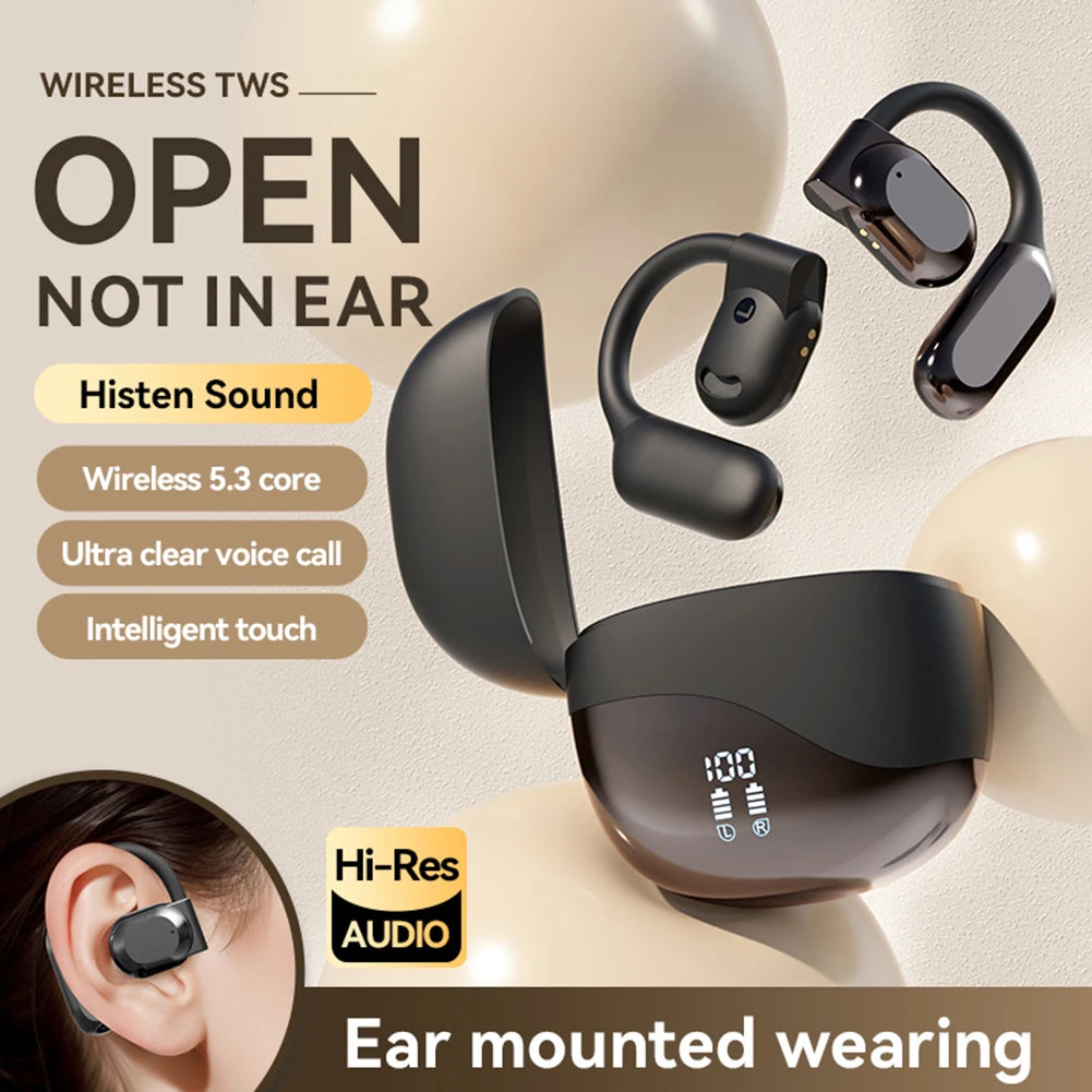 Translator Earbuds Bluetooth 5.4 Noise Cancelling Two-Way Voice