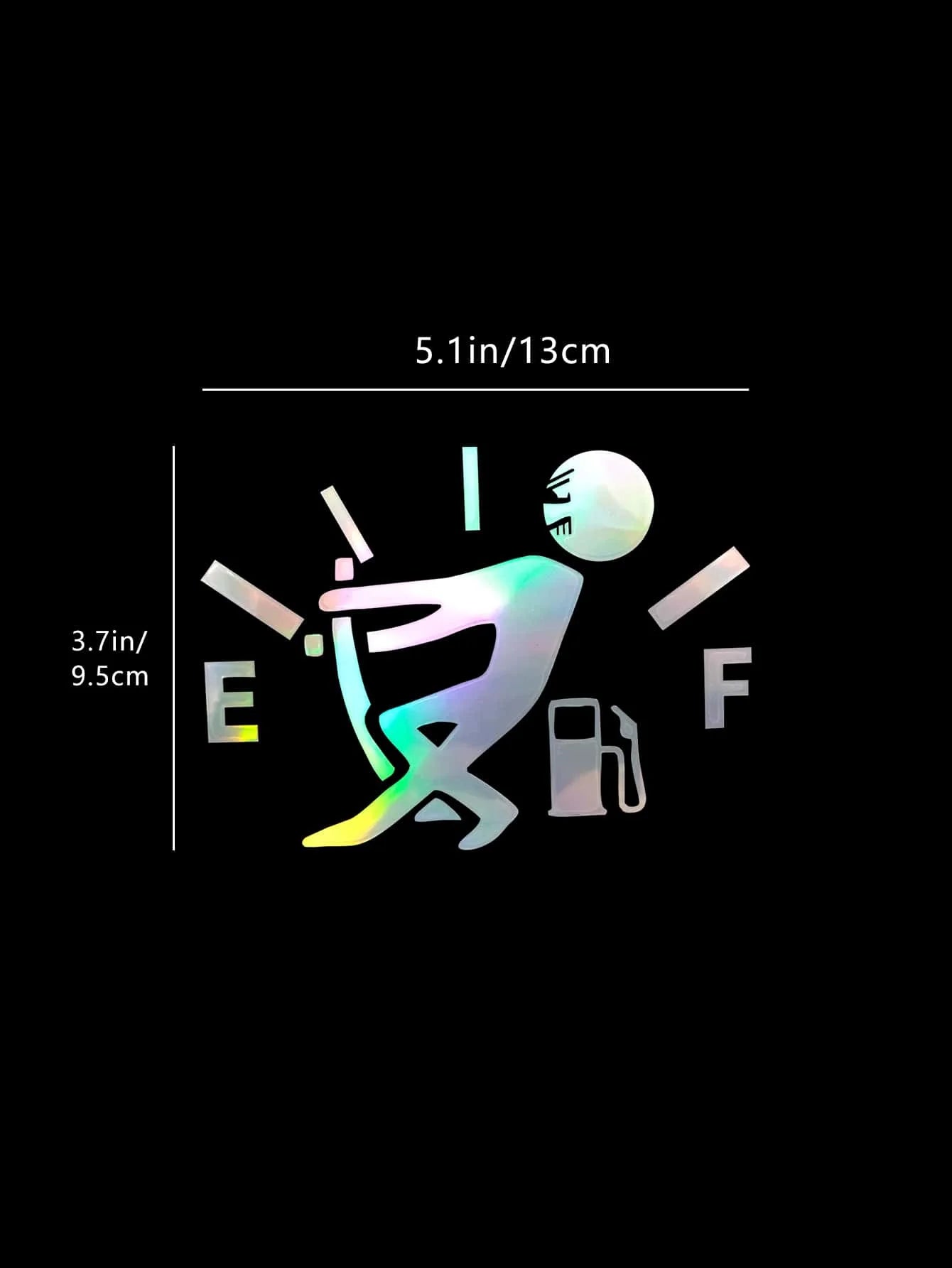 Fuel Tank Cap Sticker Tearable Waterproof Funny Sticker Personalized