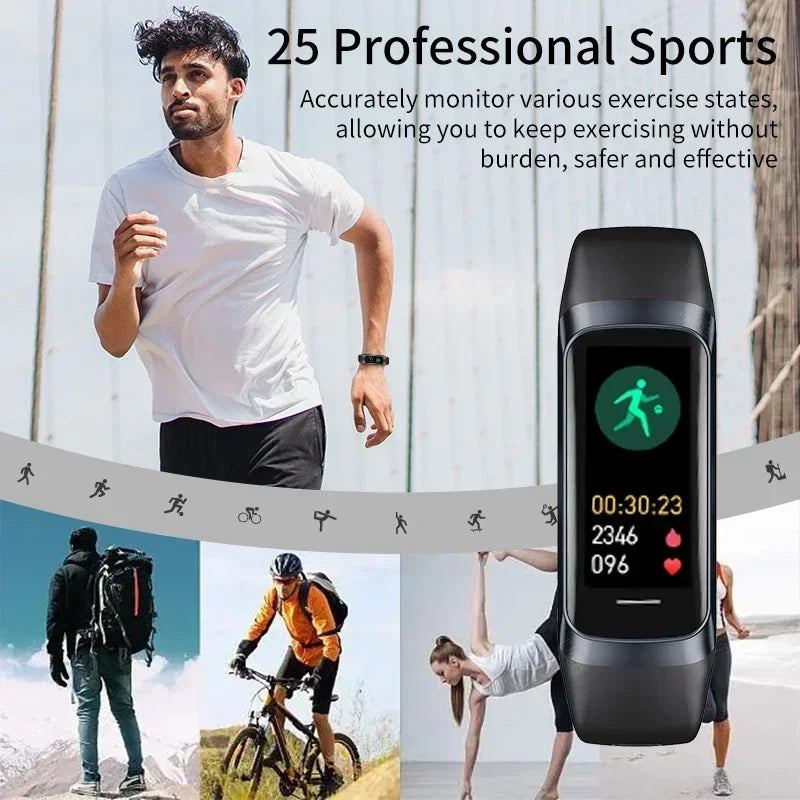 Xiaomi Amoled Smart Watch Men 2024 Smart Band Women Heart Rate Blood