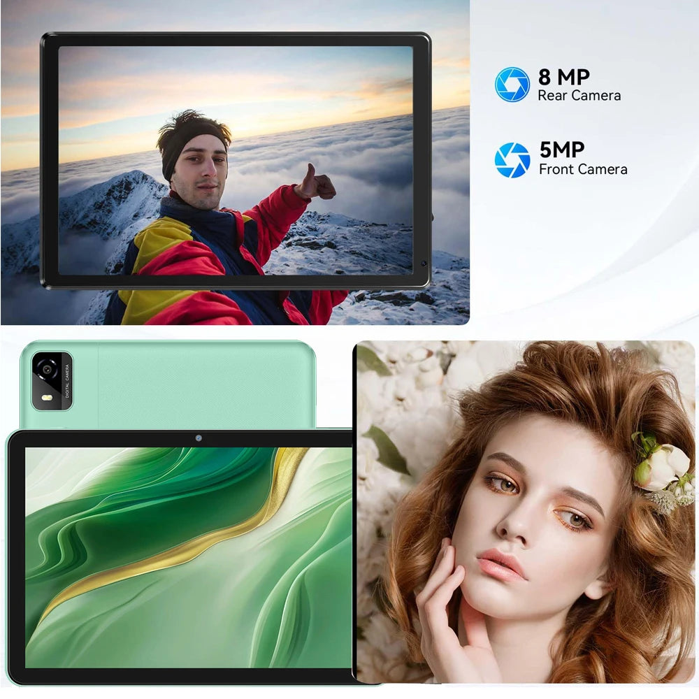 CWOWDEFU Android 14 Tablet 10.1-Inch Octa-core 8GB RAM 128GB ROM