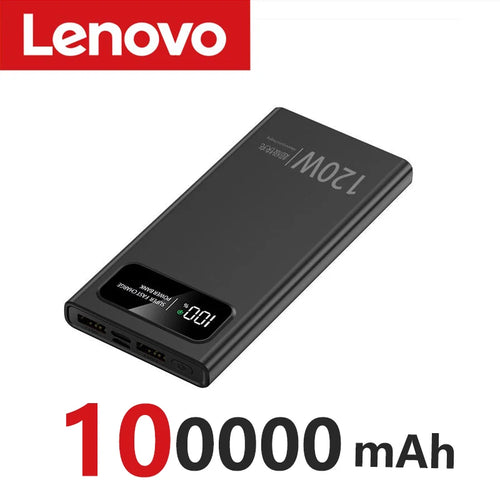 Lenove 120W Super Fast Charging Power Bank 200000mAh Ultralarge